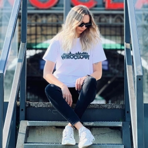 Koszulka Wroclove biała (unisex)