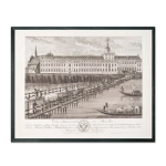 Widok gmachu Uniwersytetu Wrocławskiego z ok. 1800r.