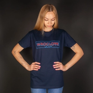 Koszulka Wroclove granatowa neon (unisex)
